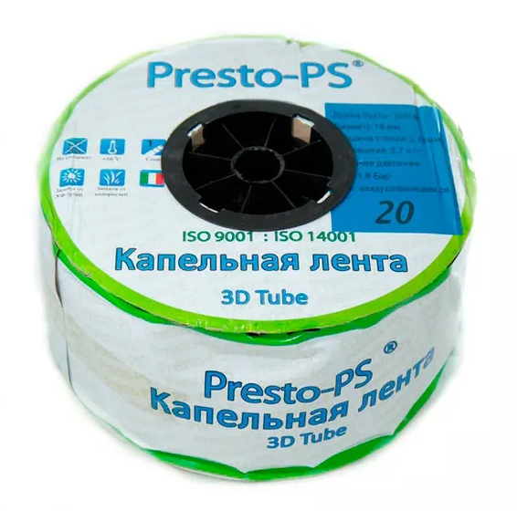 Емітерна крапельна стрічка 3D Tube 0