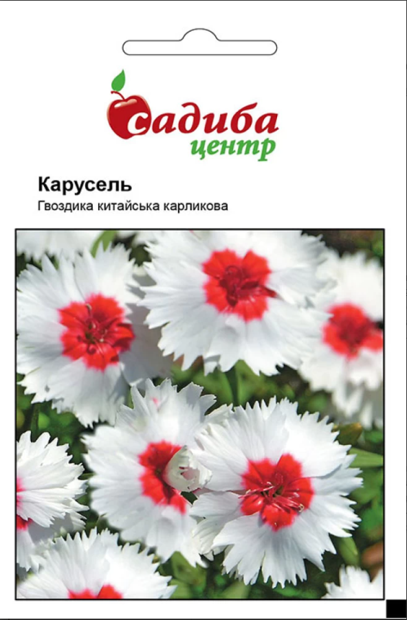 Насіння квітів Гвоздика Карусель китайська карликова 0