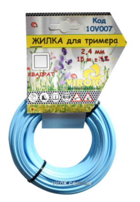 Жилка для тримера Квадрат 2.7мм х 15м TM VIROK
