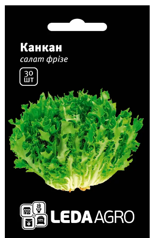 Насіння Салат Канкан фрізе 30шт LedaAgro