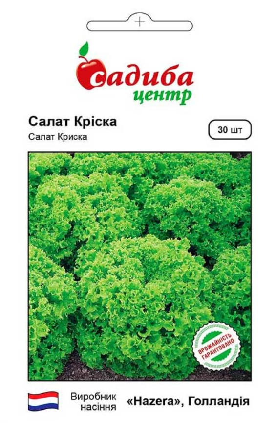 Насіння Салат Кріска 30шт СЦ
